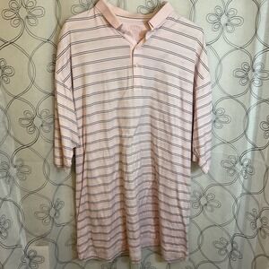 Men's Cutter & Buck signature collection short sleeve pink Polo size 2XT